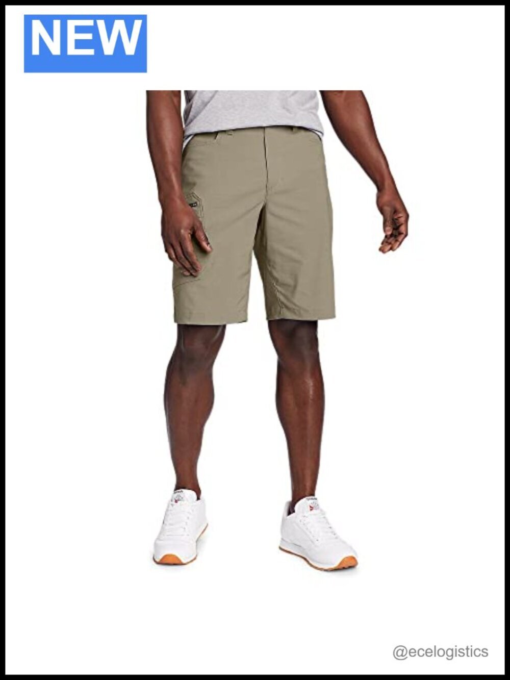 Men's Athletic Ripstop Stretch Shorts UPF 50+ 5-Pocket Cargo